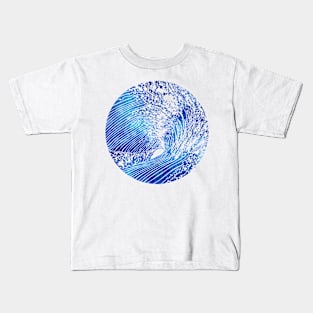 Blue Wave II Kids T-Shirt